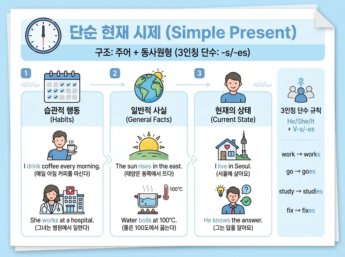 단순 현재 시제