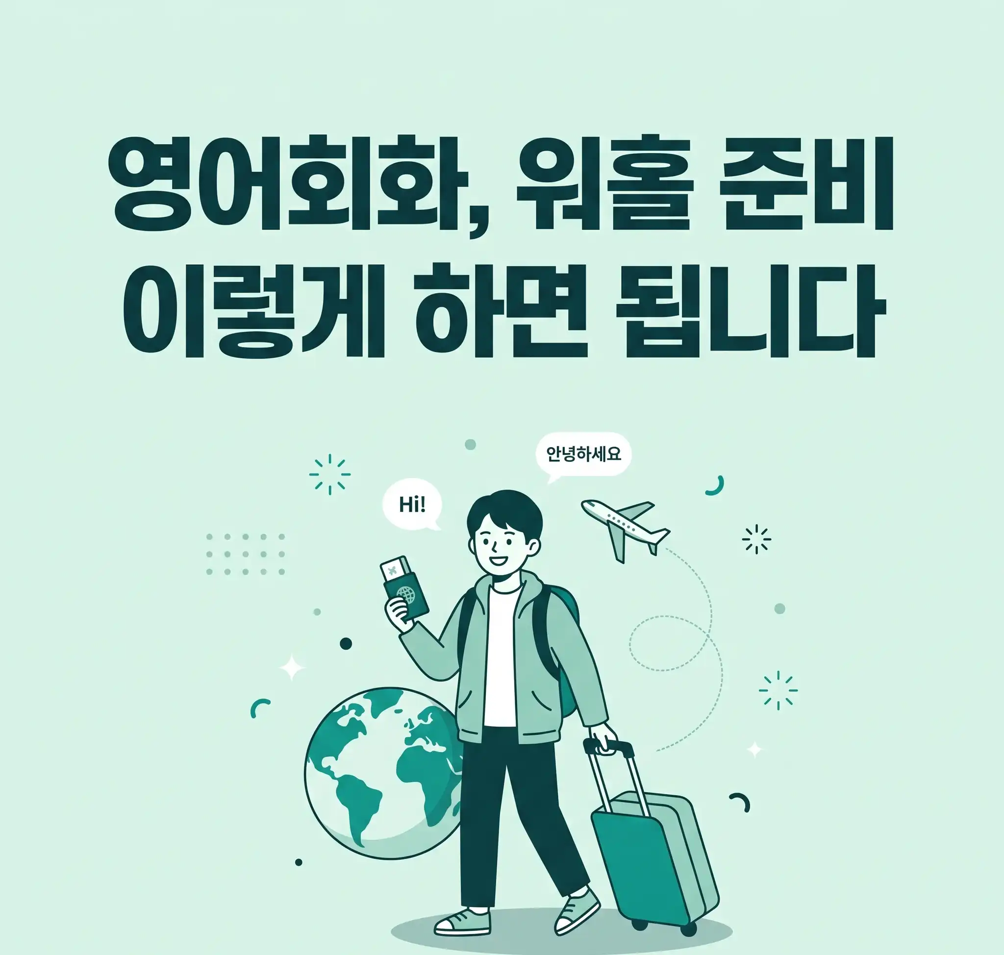 영어회화, 워홀 준비 이렇게 하면 됩니다
