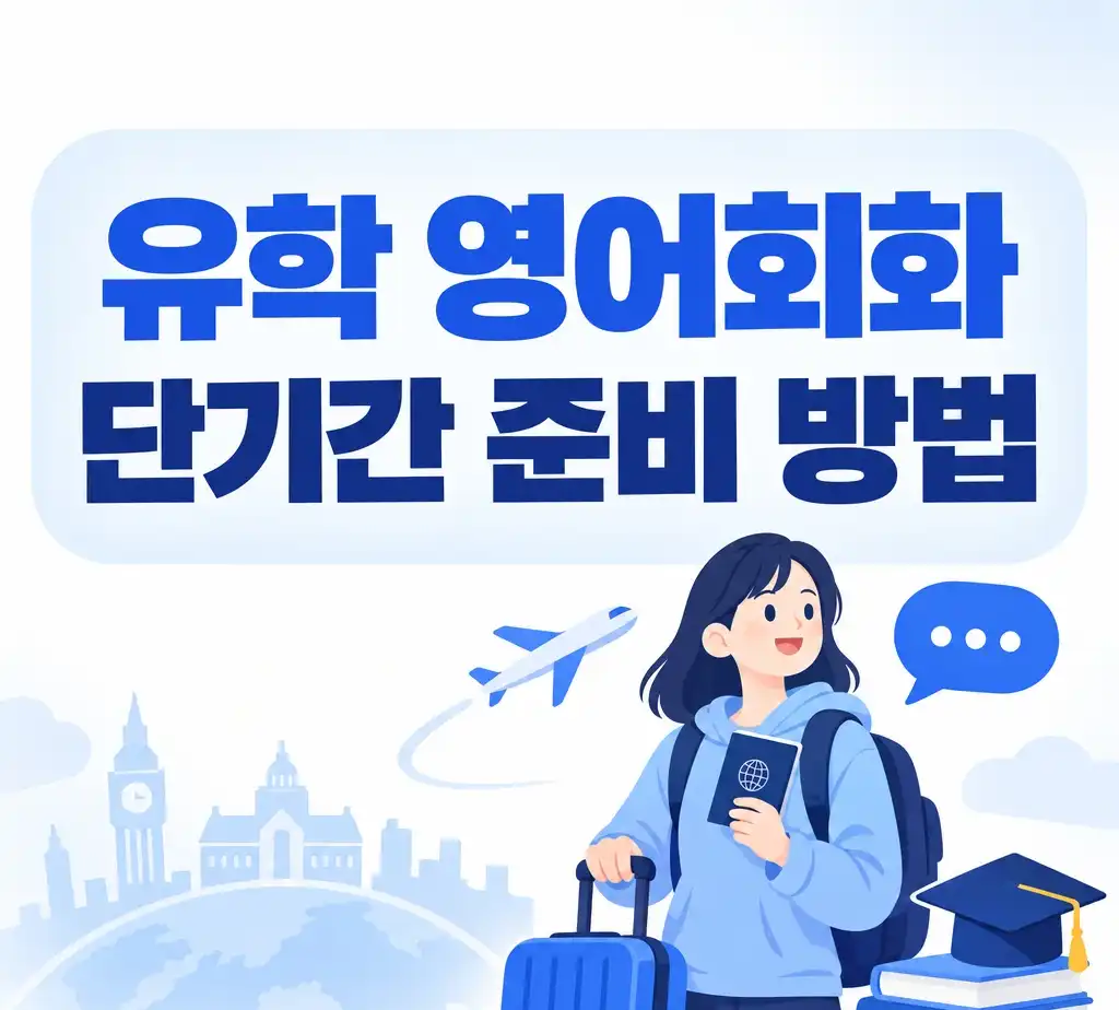 유학 영어회화, 단기간 준비 방법