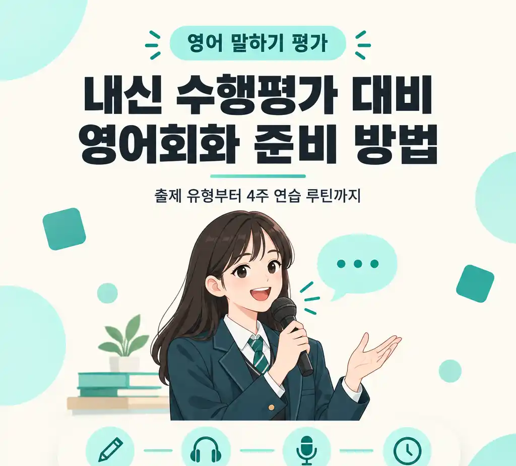 내신 수행평가 대비 영어회화 준비 방법