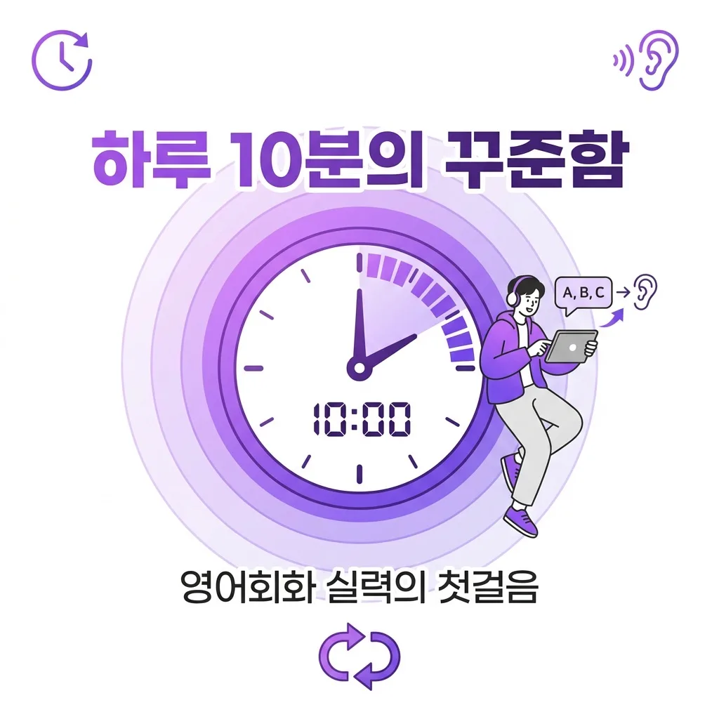 영어회화 실력 향상의 첫걸음, 하루 10분이 만드는 꾸준한 성장