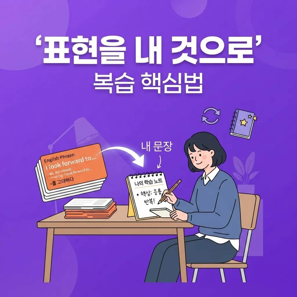 1대1 화상영어 복습법 수업에서 배운 표현을 내 문장으로 만드는 방법