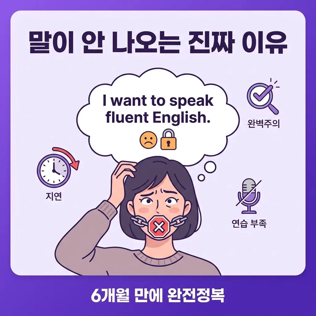 영어말하기 말이 안 나오는 진짜 이유 6개월 만에 완전정복