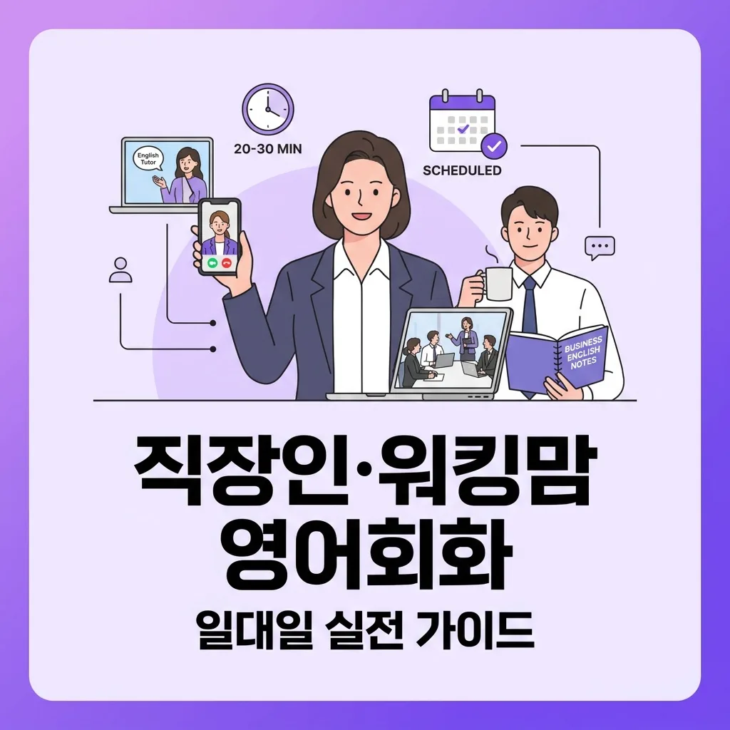 직장인영어회화 일대일 집중 워킹맘 완벽가이드 2026 실전