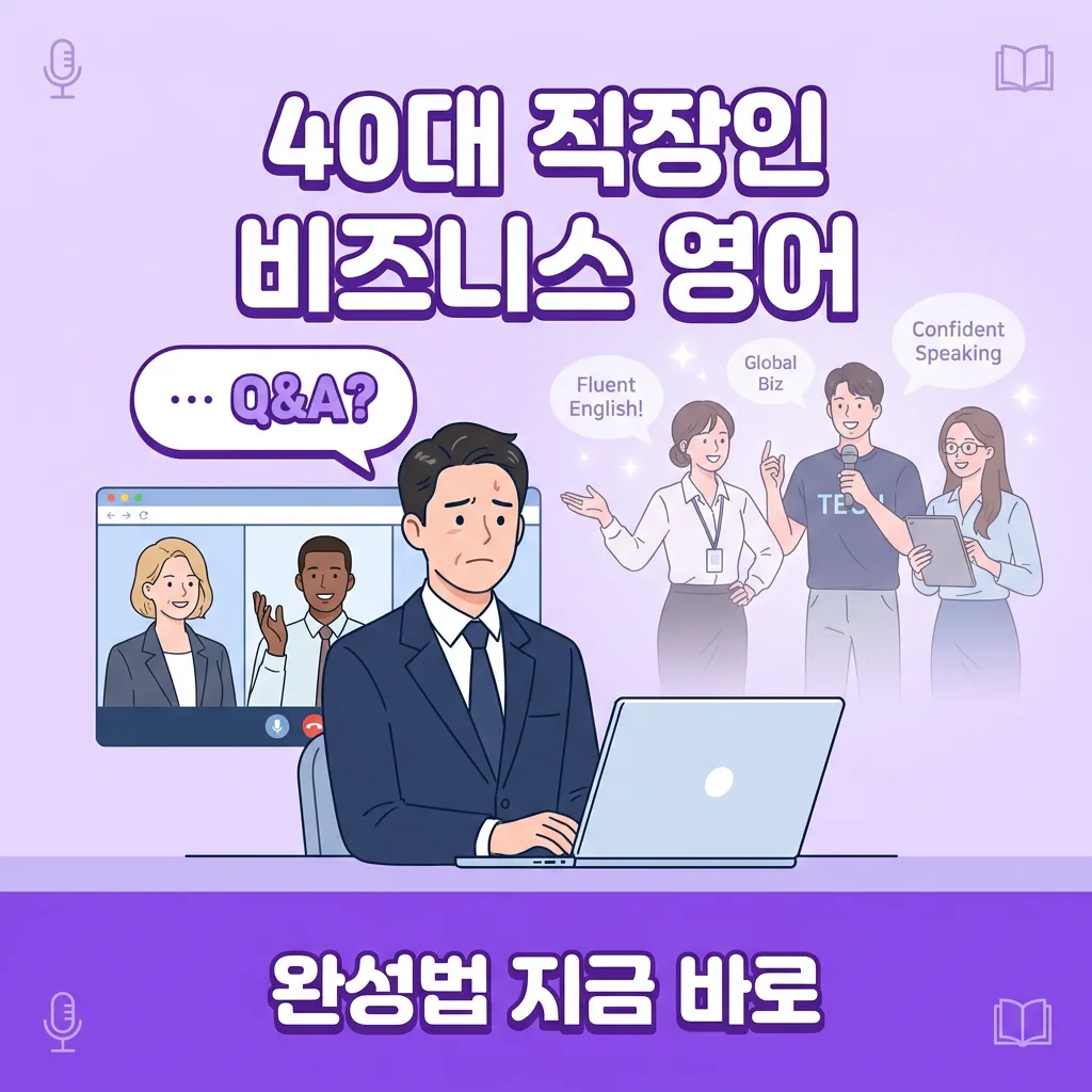 화상영어회화 40대 직장인 비즈니스 영어 완성법 지금 바로