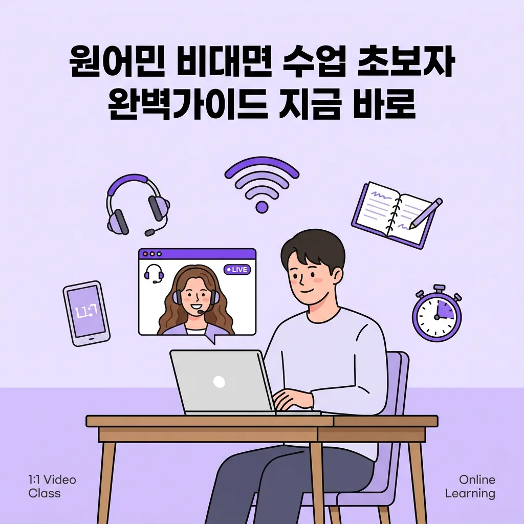 원어민영어회화 비대면 수업 초보자 완벽가이드 지금 바로