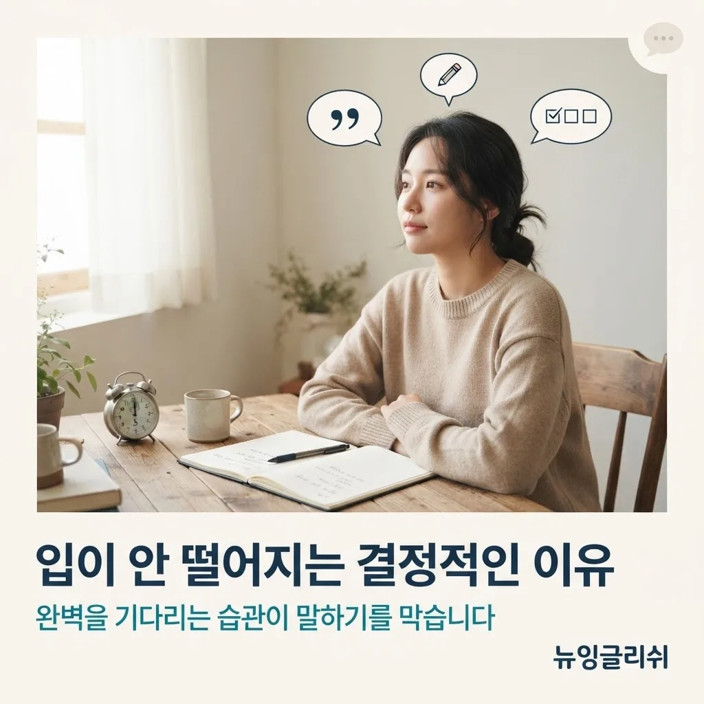 영어는 아는데 왜 입이 안 떨어질까? 영어회화가 막히는 결정적인 습관