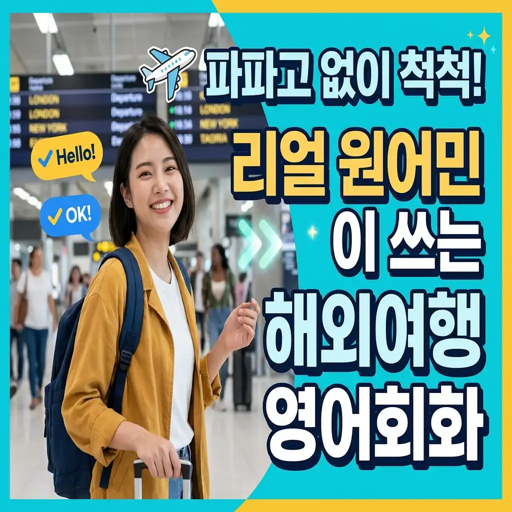 파파고 없이 척척! 리얼 원어민이 쓰는 해외여행 영어회화