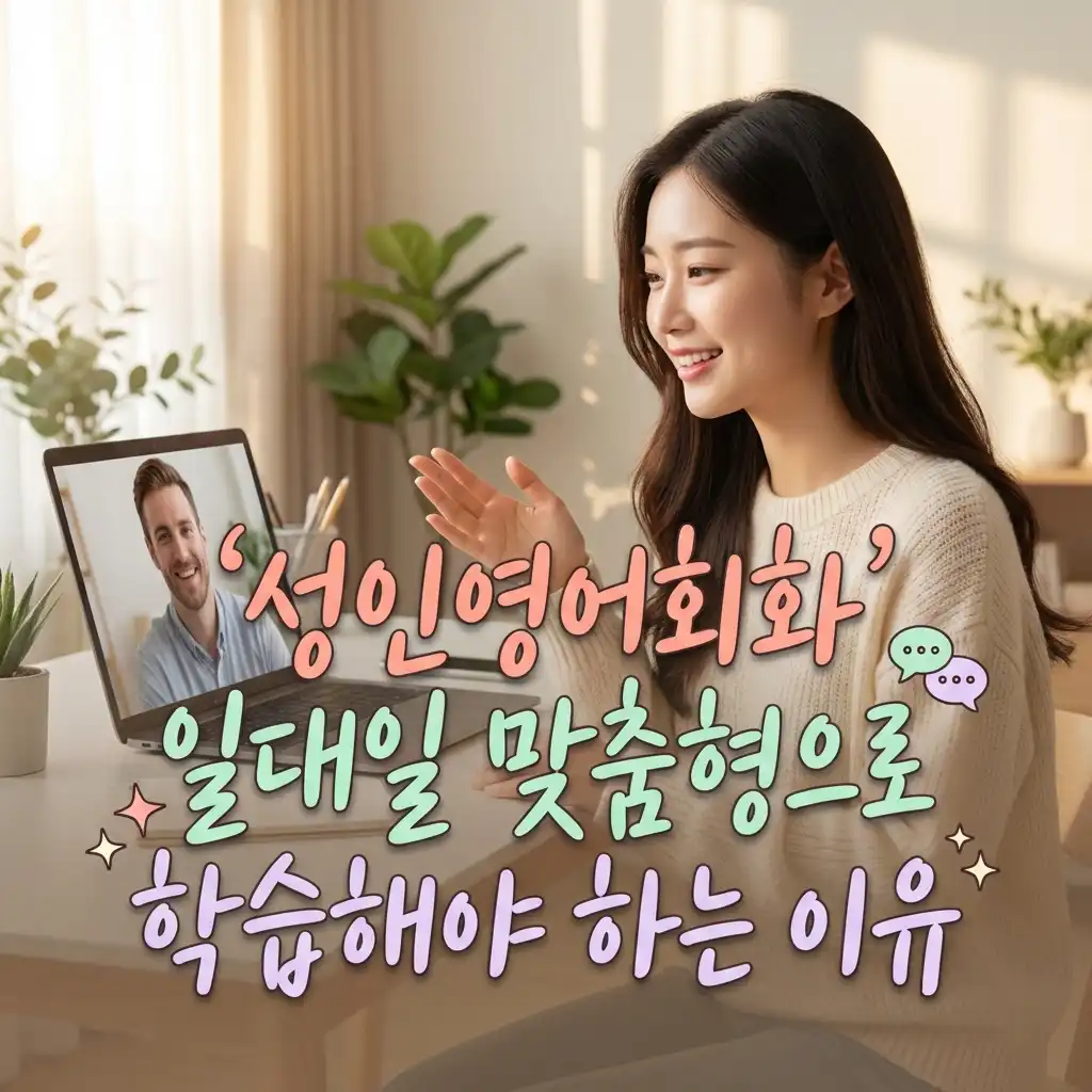 성인영어회화 일대일 맞춤형으로 학습해야 하는 이유와 성공 비결