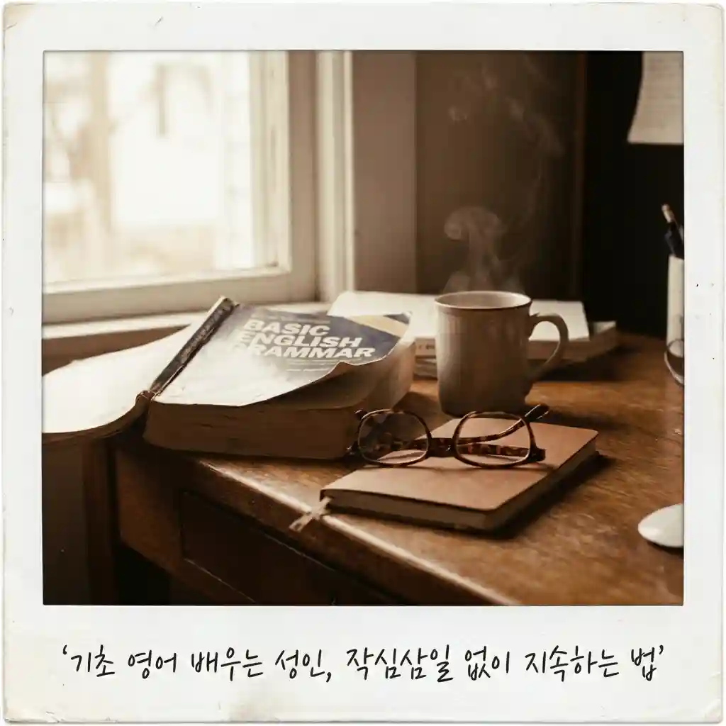 기초 영어 배우는 성인, 작심삼일 없이 지속하는 법