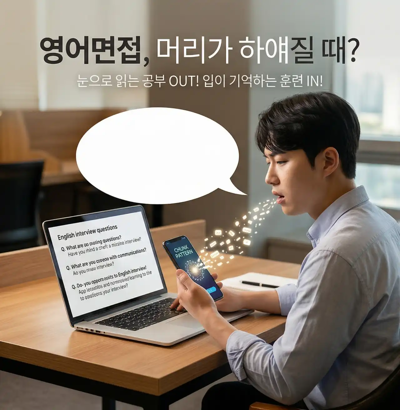 영어면접만 가면 머리가 하얘지는 서울 마포구 취준생을 위한 극약 처방