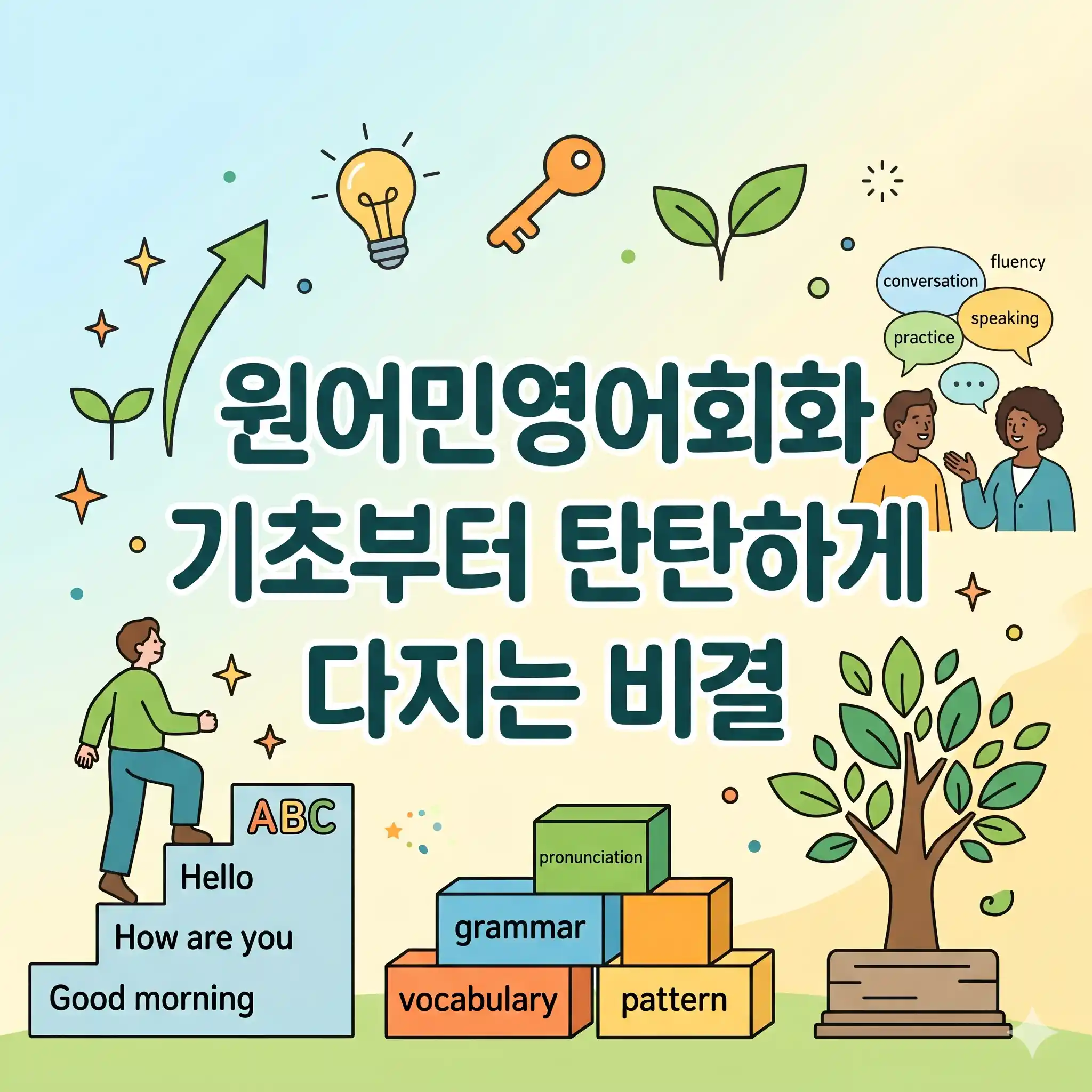 원어민영어회화 기초부터 탄탄하게 다지는 비결