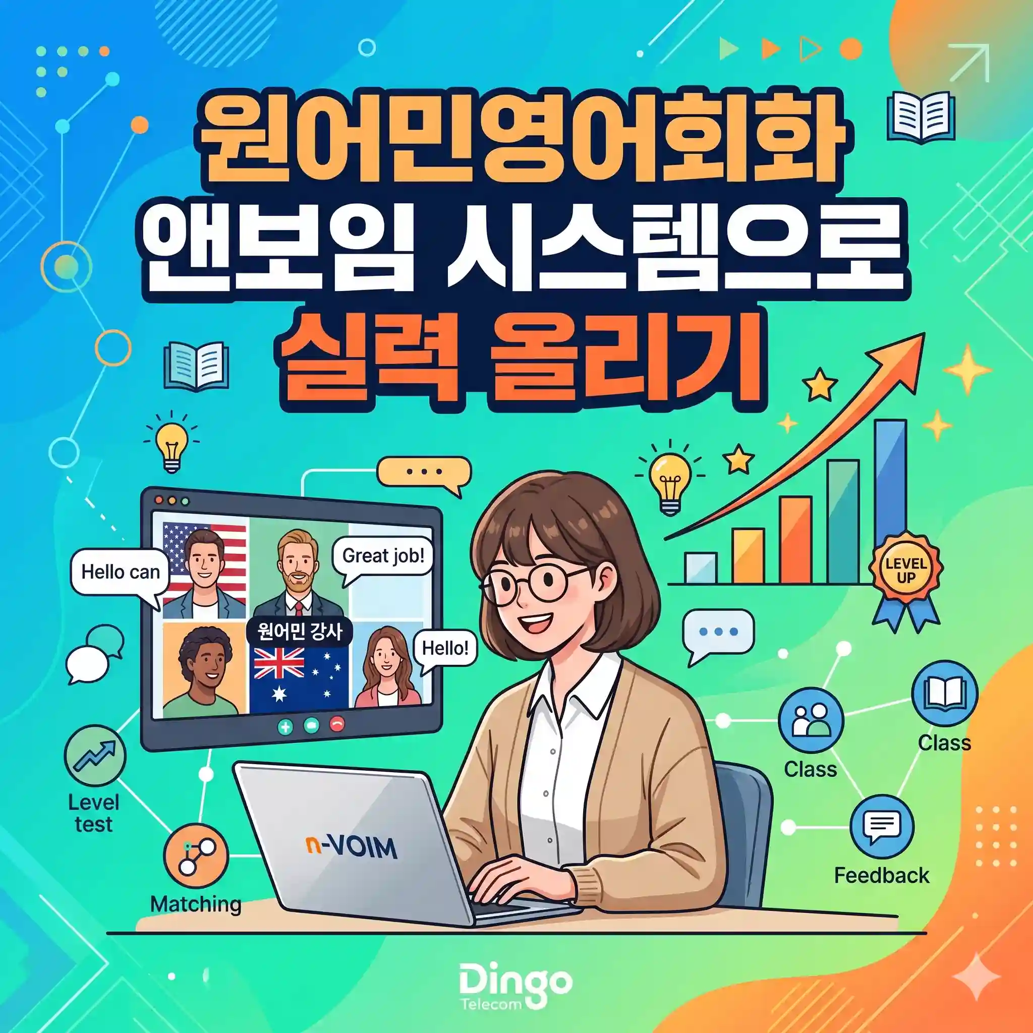 원어민영어회화 앤보임 시스템으로 실력 올리기