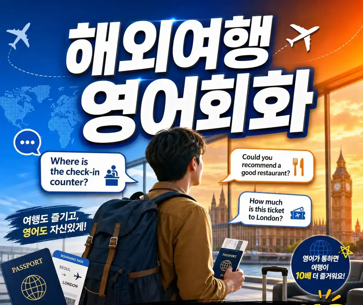 해외여행 영어회화, 지금 준비해야 하는 이유