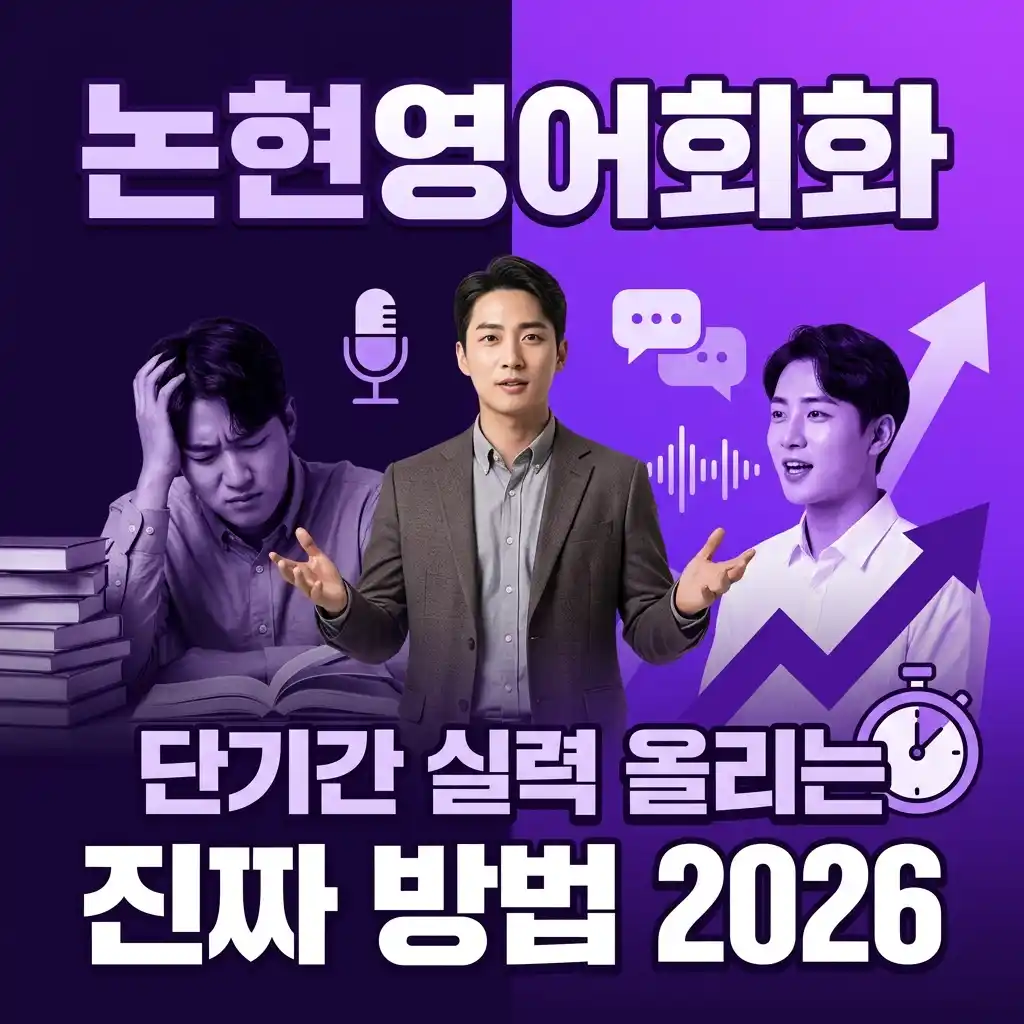 논현영어회화 단기간 실력 올리는 진짜 방법 2026