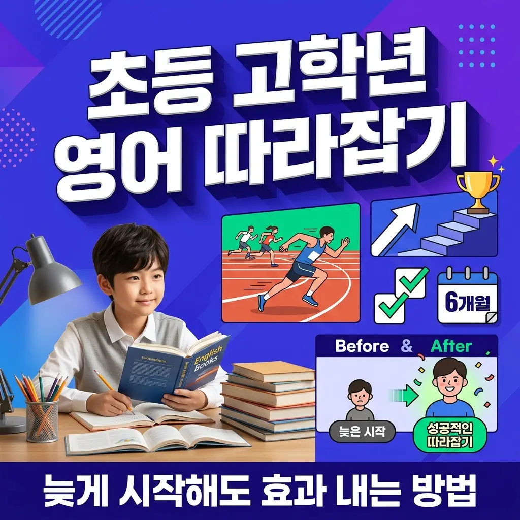 초등 고학년 영어 따라잡기 — 늦게 시작해도 효과 내는 방법과 순서