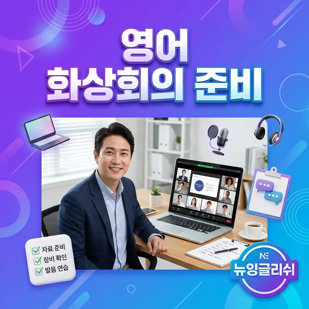 영어 화상회의만 되면 굳는 직장인 — 회의에서 입을 떼는 실전 준비