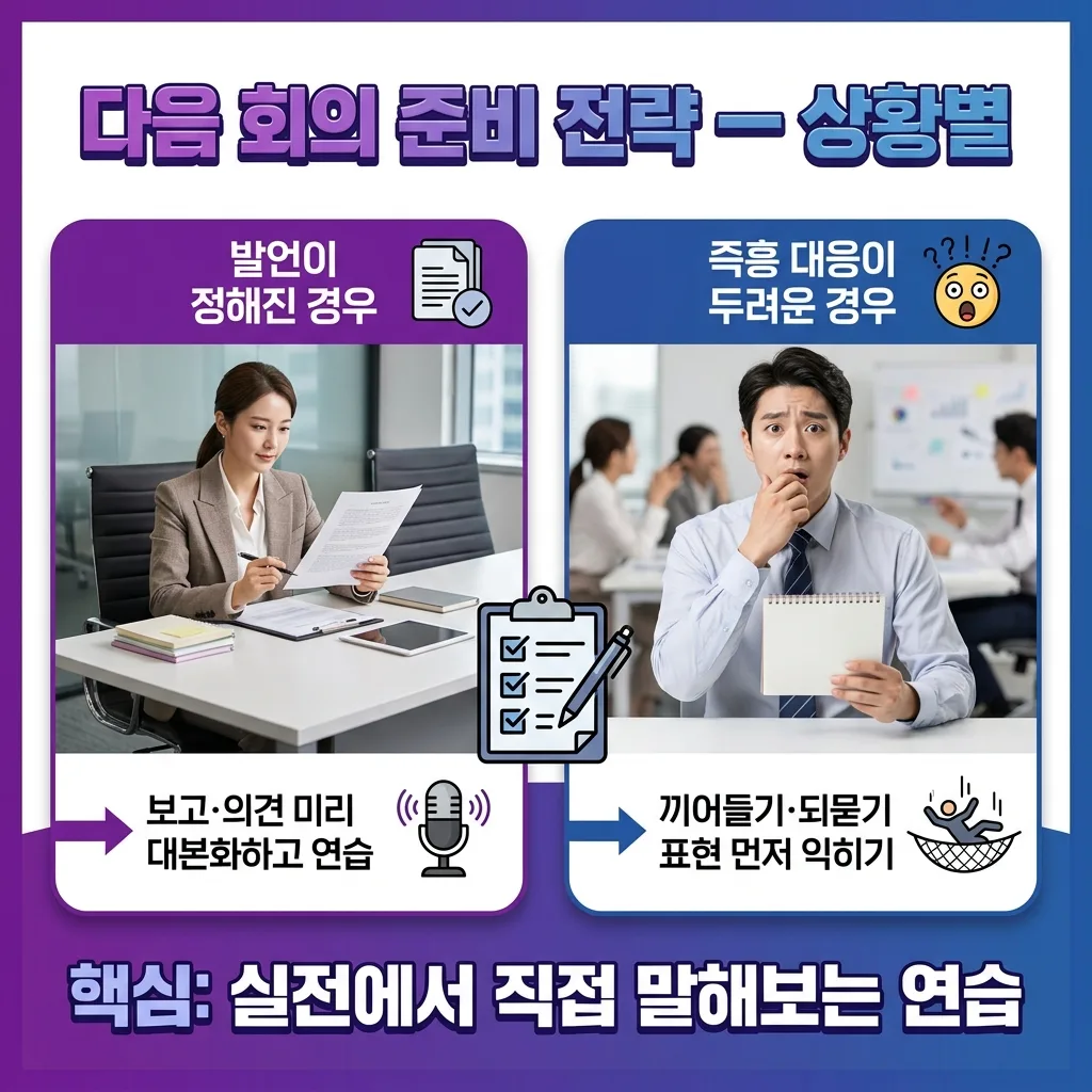 다음 영어 화상회의를 위한 상황별 준비 선택 기준 가이드