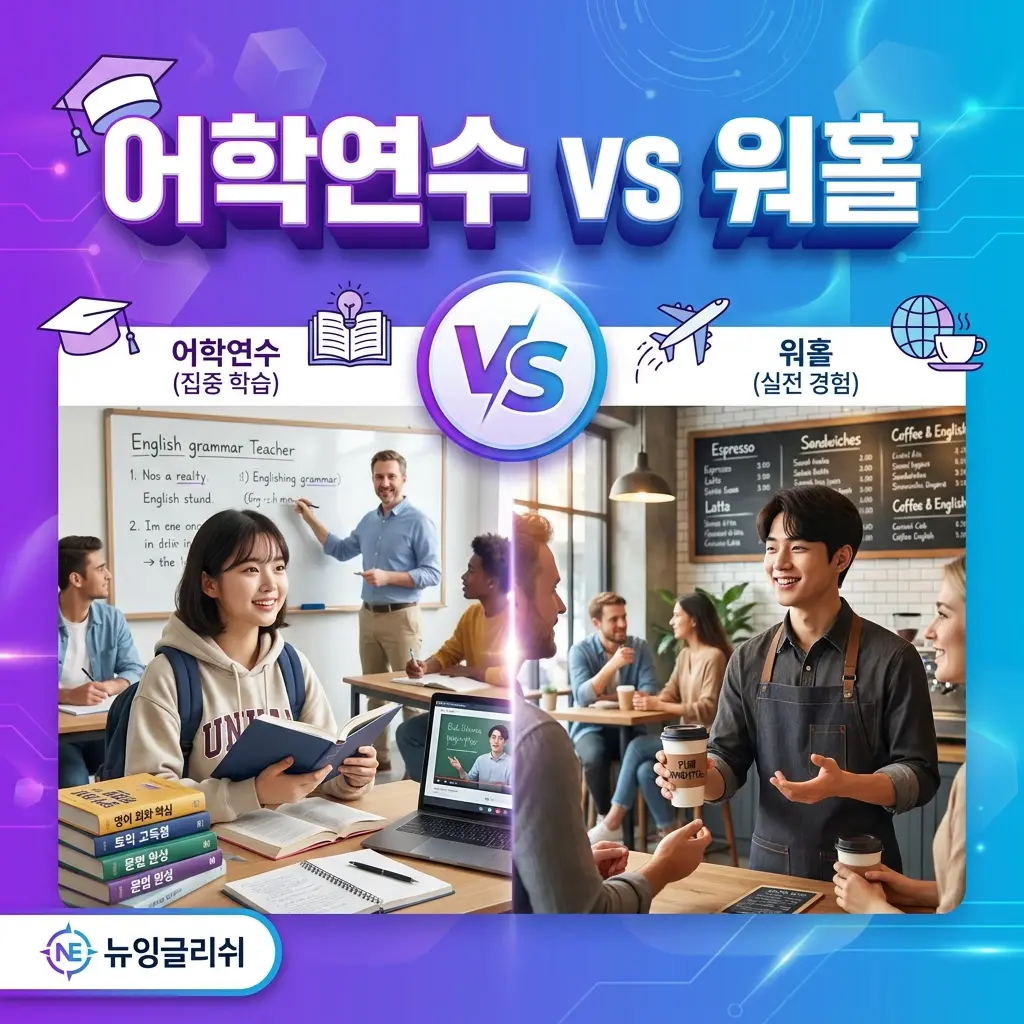 어학연수 vs 워킹홀리데이, 영어 향상엔 무엇이 나을까 — 목적별 선택 기준