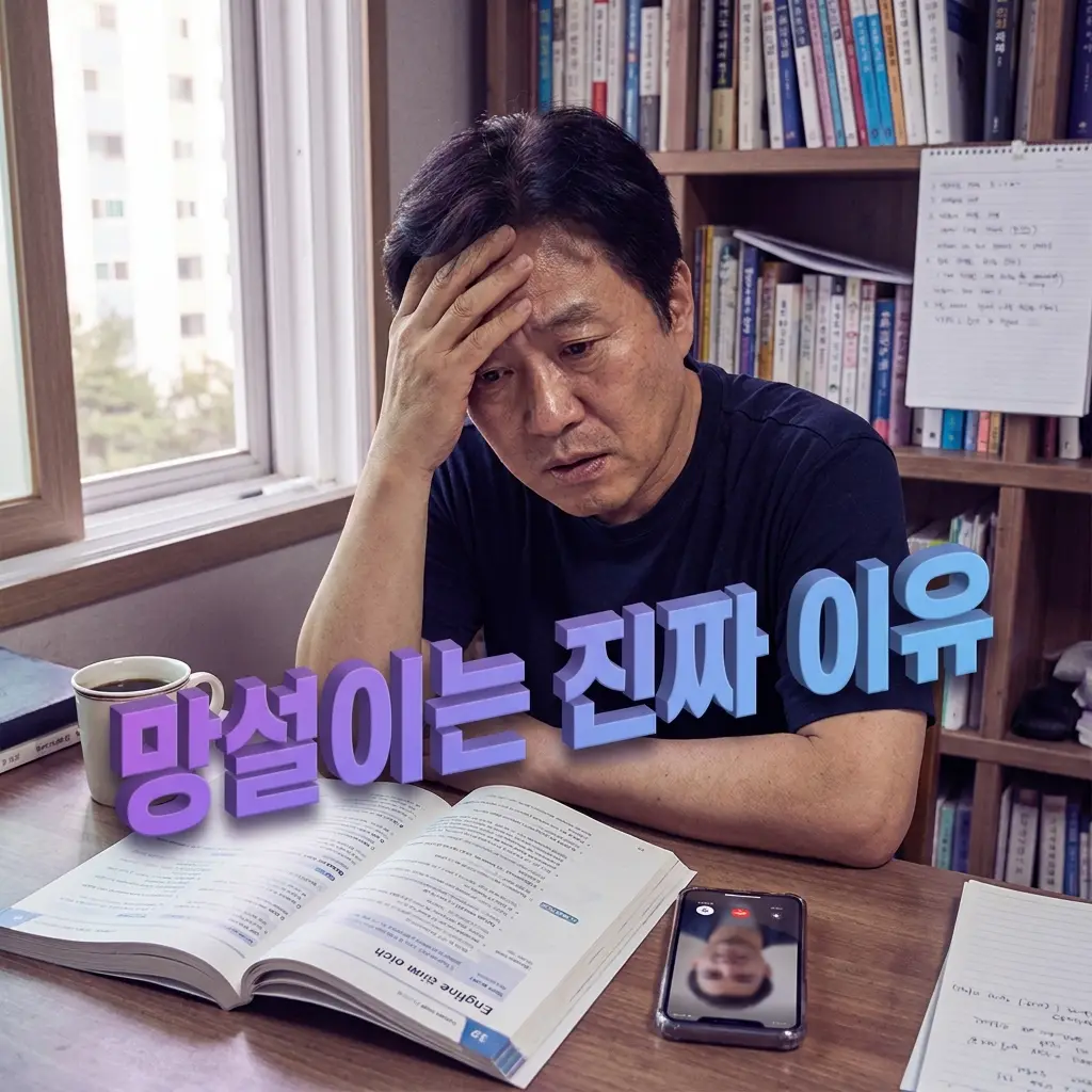 영어 왕초보가 프리토킹 수업을 망설이는 이유를 보여주는 인포그래픽