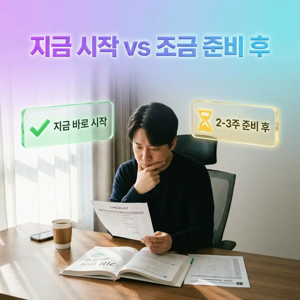 왕초보의 영어 수준별 프리토킹 시작 시점 선택 기준 가이드
