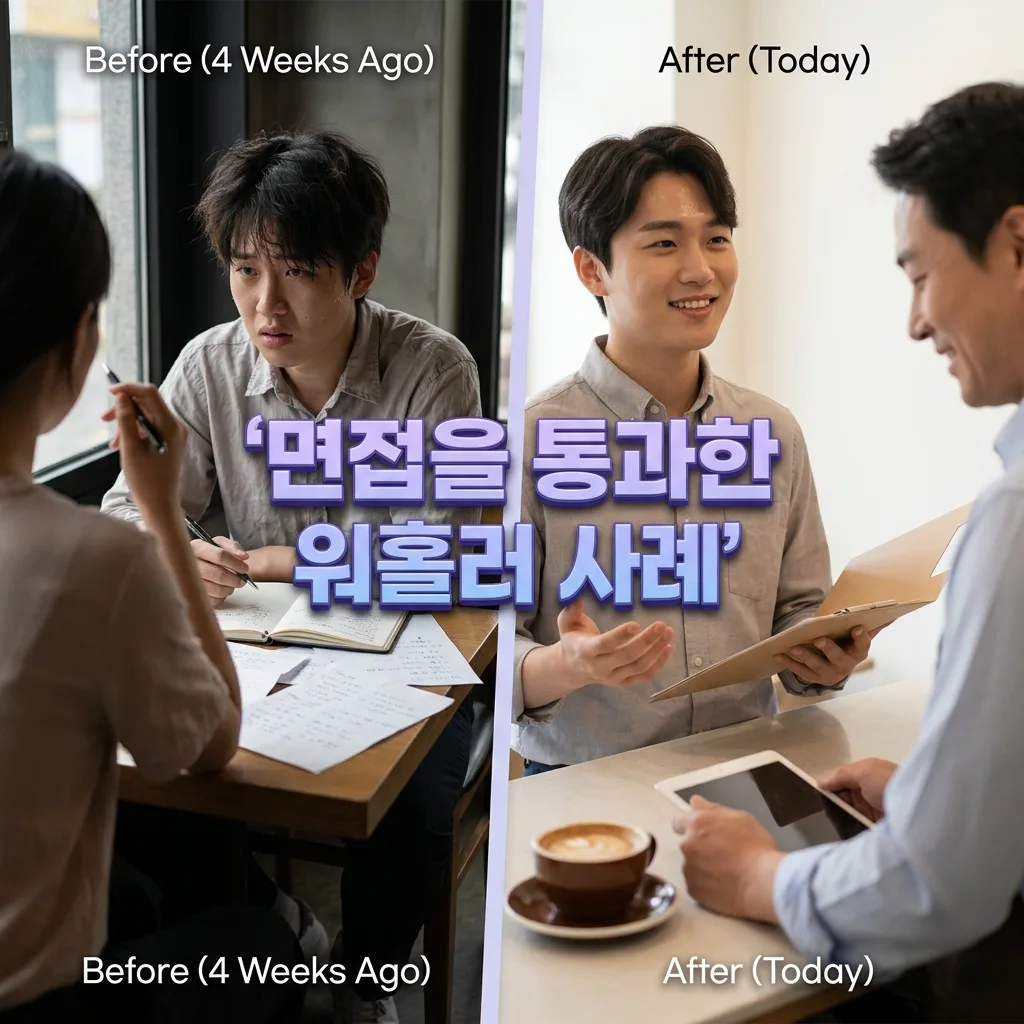 워홀러가 출국 전 면접 준비로 영어 인터뷰를 통과한 Before After 사례