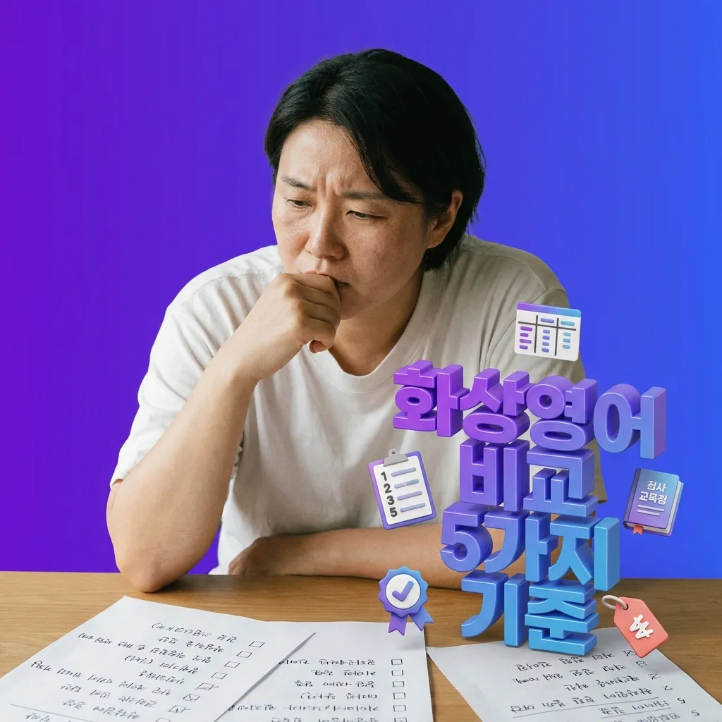 화상영어 업체, 어디가 좋을까 — 광고에 안 속고 비교하는 5가지 기준