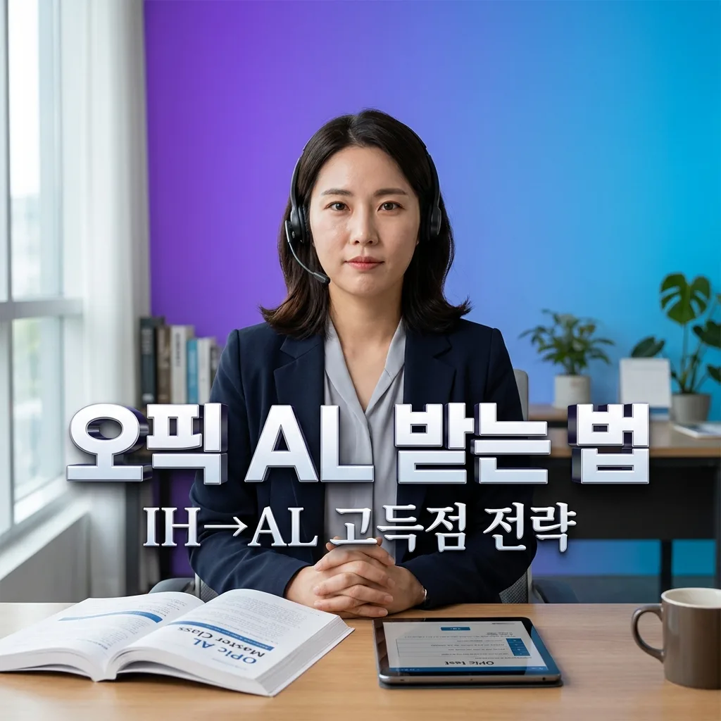 오픽 AL 받는 법 — IH에서 한 단계 올리는 고득점 전략