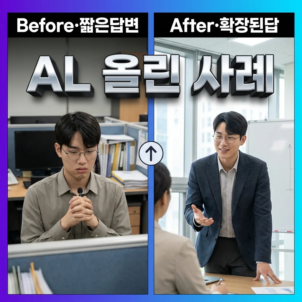 오픽 IH에서 AL로 점수를 올린 직장인의 Before After 사례 도식