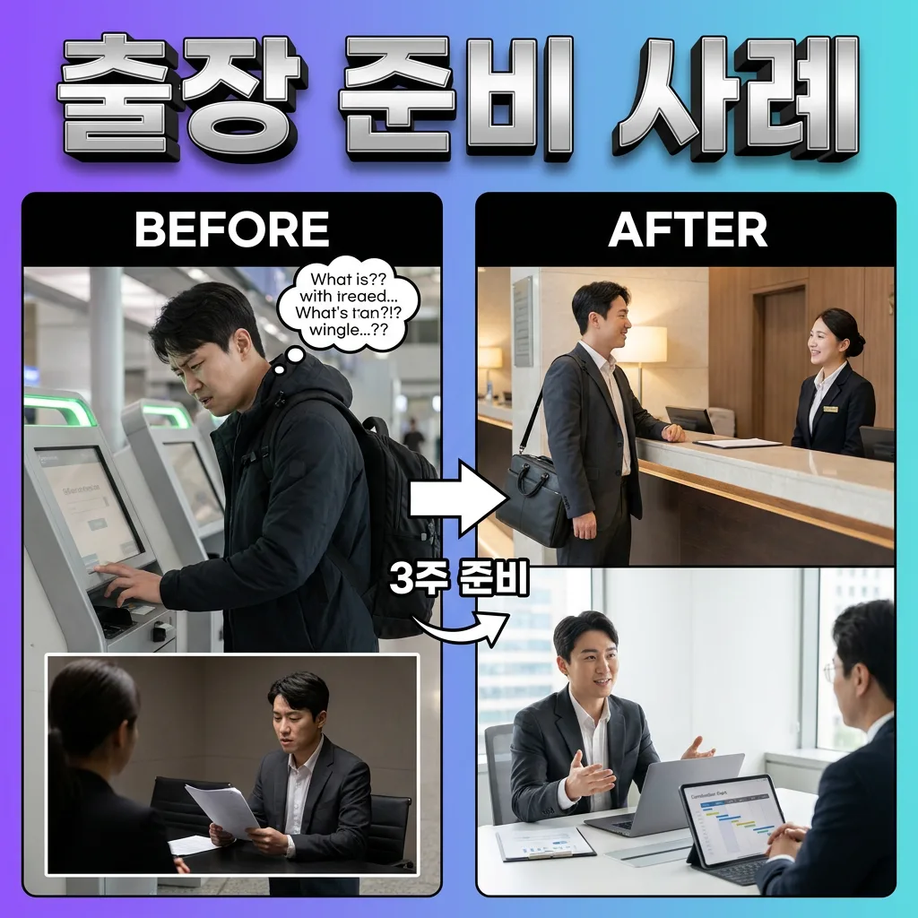 해외 출장 다녀온 직장인의 Before After 영어 변화 사례