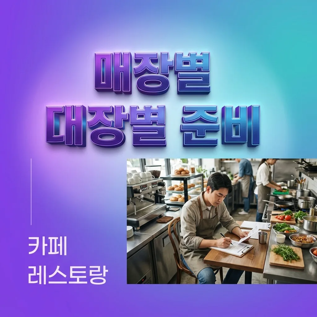 카페와 레스토랑 매장 유형별 알바 영어 준비 우선순위 가이드