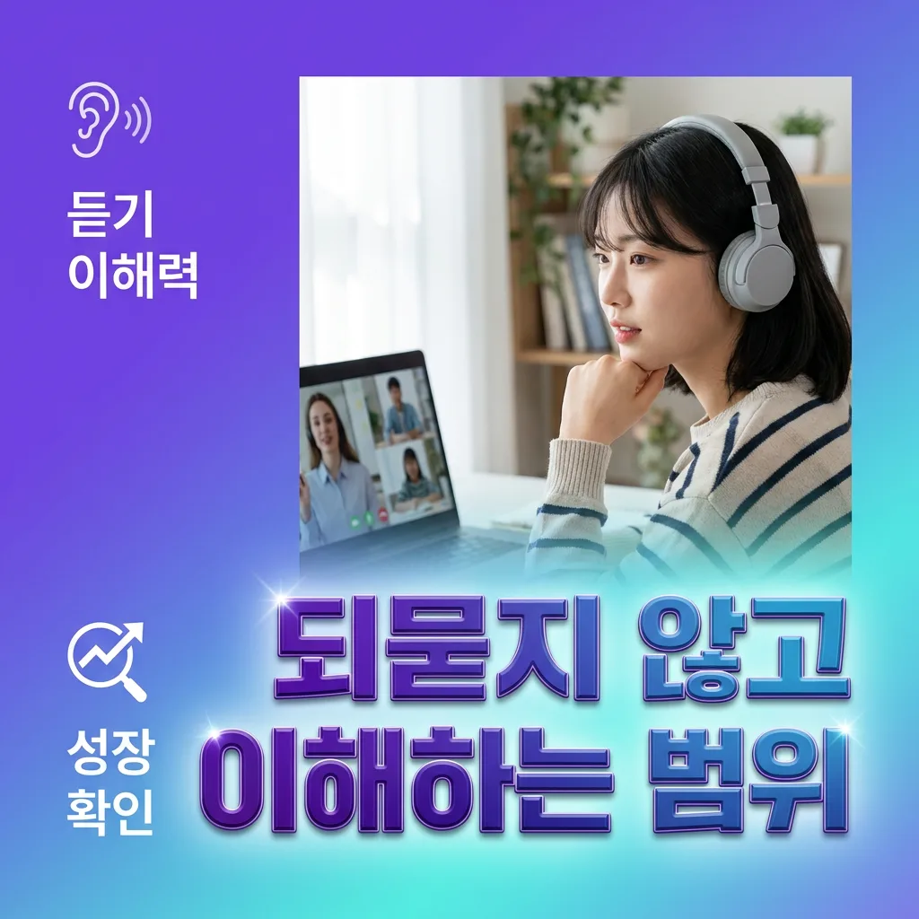 되묻지 않고 이해하는 범위가 넓어졌는지 보여주는 도표