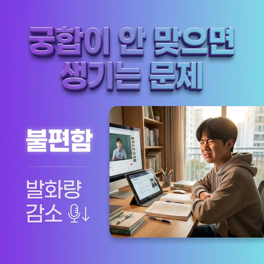 강사 궁합이 안 맞을 때 생기는 흔한 문제를 정리한 인포그래픽