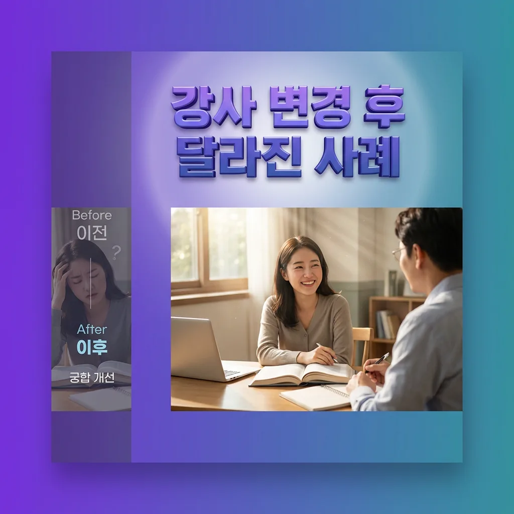 강사를 바꾼 뒤 달라진 학습자의 Before After 변화 사례