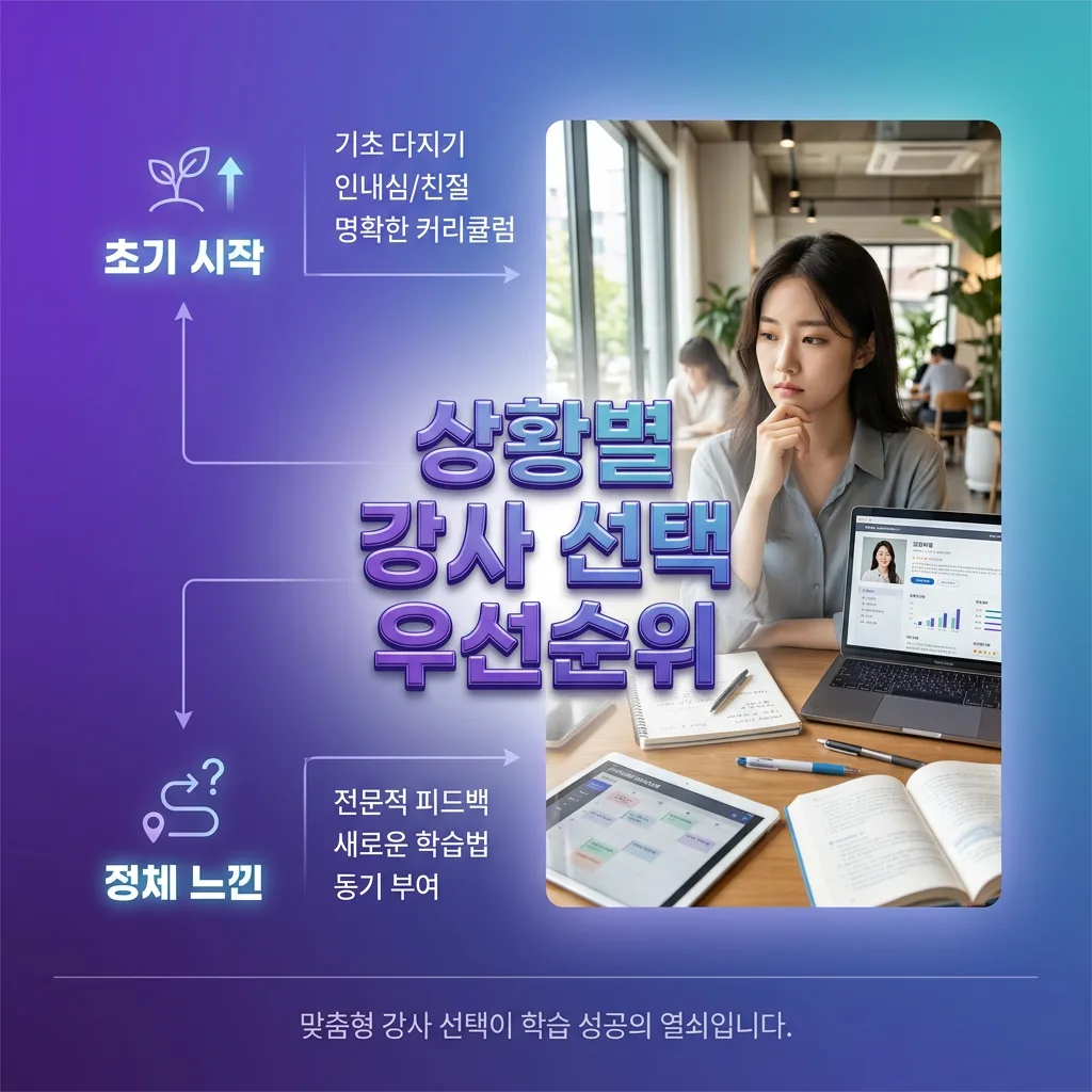 상황별 원어민 강사 선택 우선순위 가이드