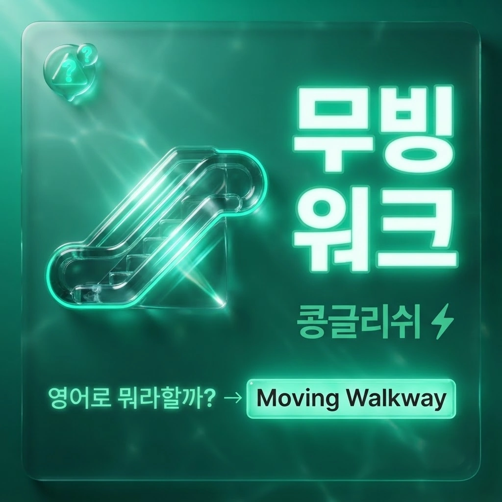 Konglish : 무빙워크(Movingwalk) 사실은 콩글리쉬입니다. 영어로 뭐라할까요?