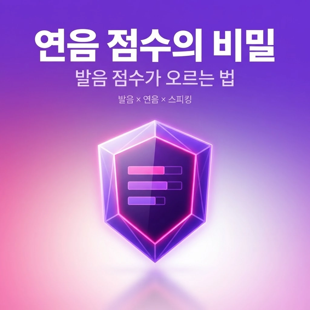 연음 법칙이 오픽 스피킹 발음 점수에 영향을 주는 이유