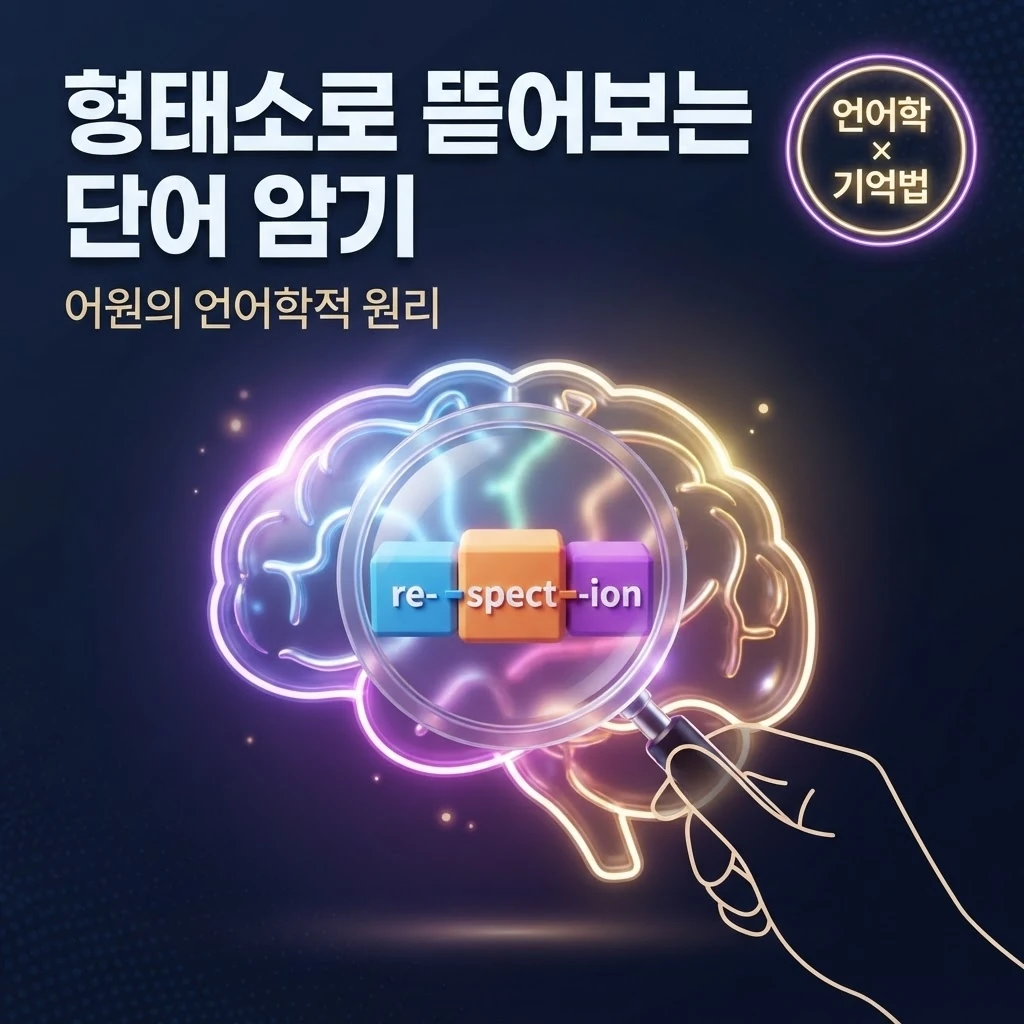 형태소와 어원으로 뜯어보는 영어 단어 암기법의 언어학적 원리